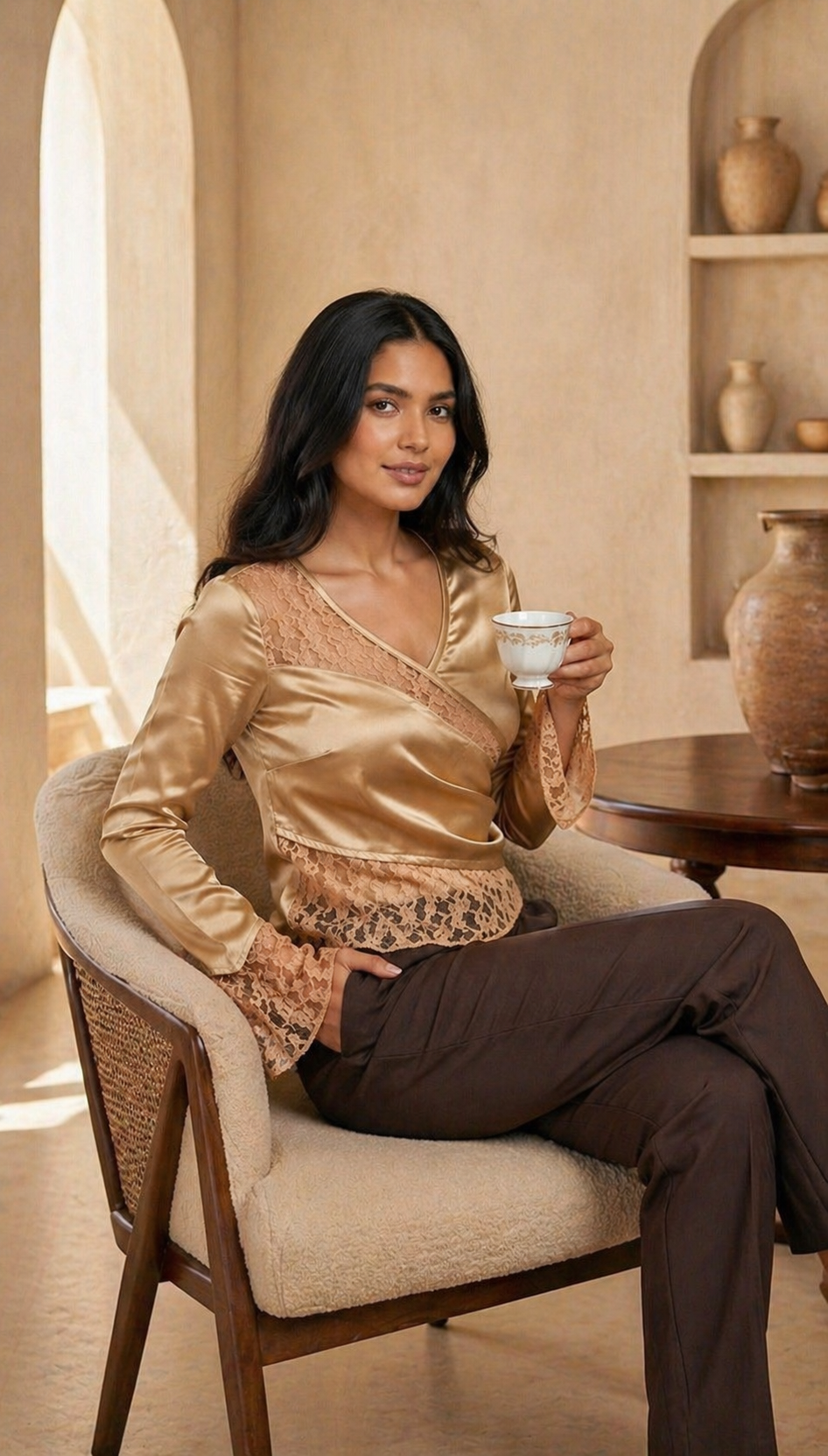 Champagne Glow Top