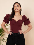 Ruby Bow Top