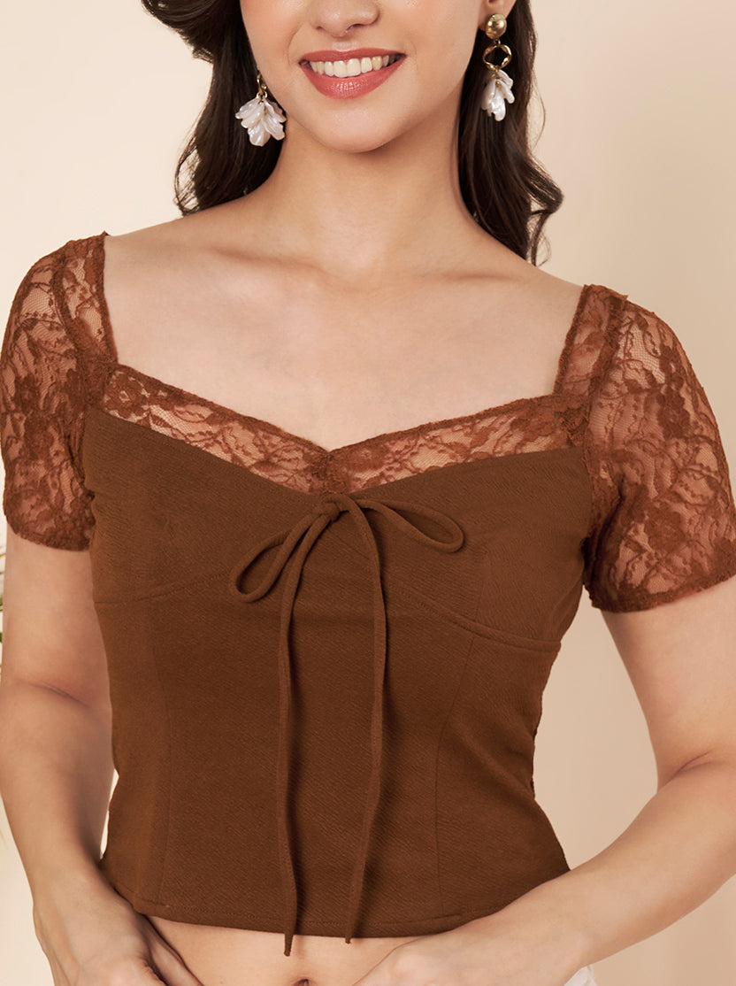 Mocha Whisper Top