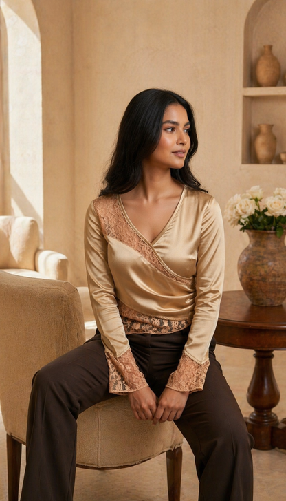 Champagne Glow Top