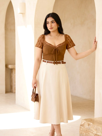 Mocha Whisper Top