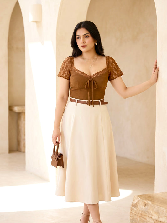 Mocha Whisper Top