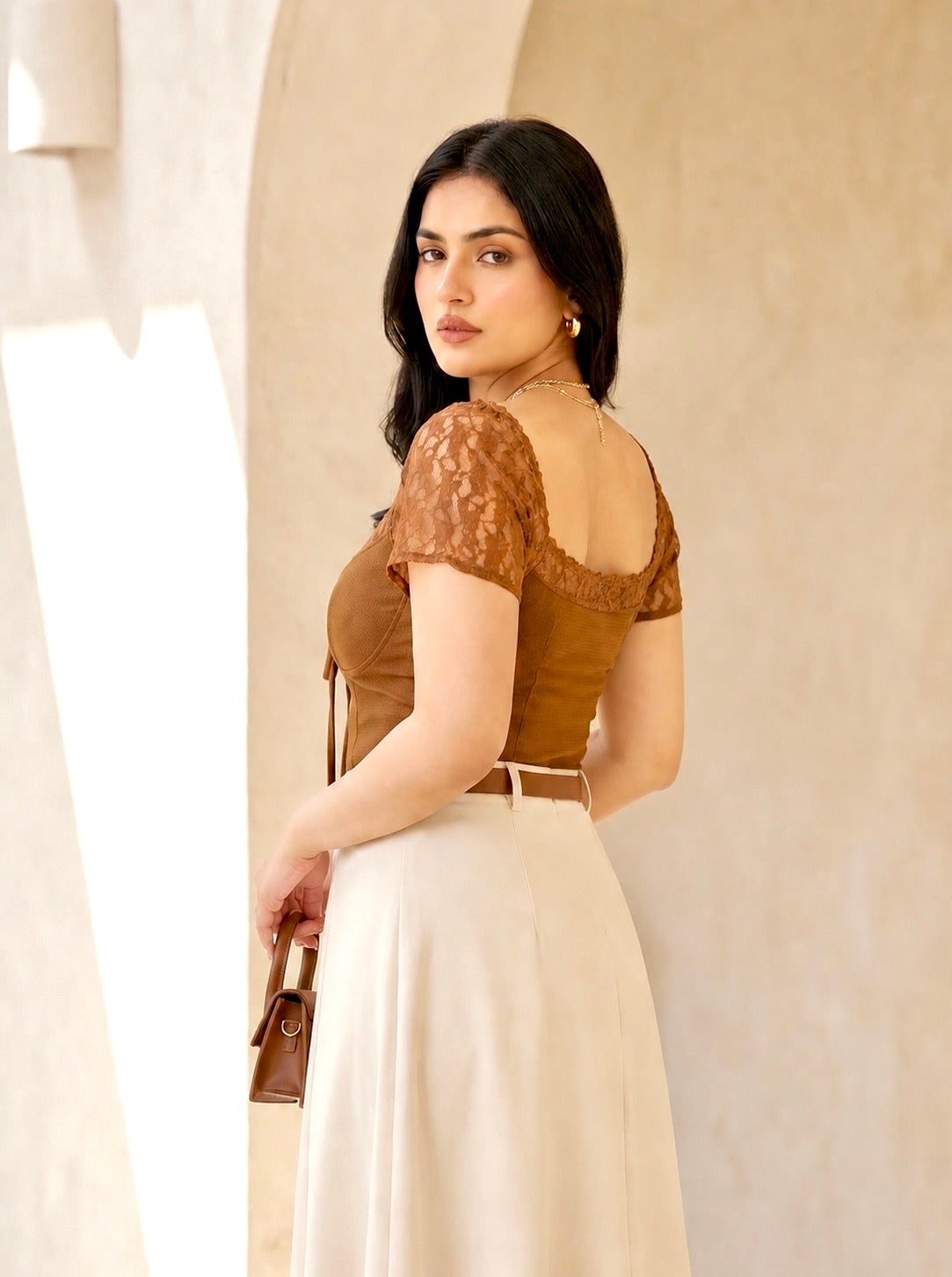 Mocha Whisper Top