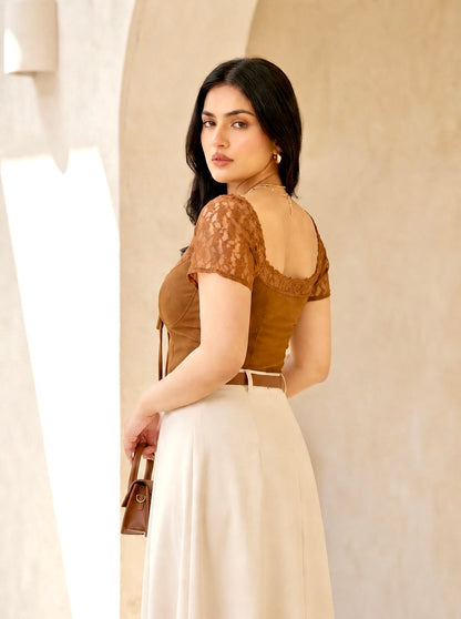 Mocha Whisper Top